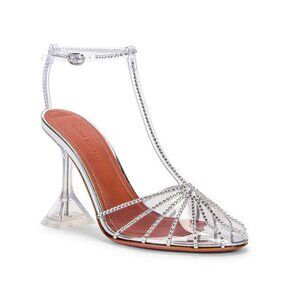 Amina Muaddi Transparent Byrgit Pumps